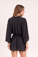 Laden Sie das Bild in den Galerie-Viewer, Image 08: Rio De Sol Robe De Plage Black Kimono