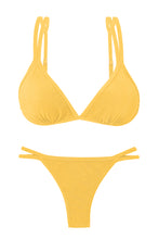 Laden Sie das Bild in den Galerie-Viewer, Product Front: Rio De Sol Ensemble Set Malibu-Yellow Tri-Duo Mini-Duo