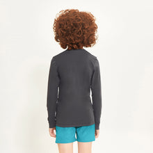 Carica l'immagine nel visualizzatore di Gallery, Model Back: Uv Line T-Shirt Longsleeve Uvpro Kids Preto Upf50+