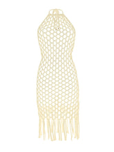 Laden Sie das Bild in den Galerie-Viewer, Product Front: Rio De Sol Midi Dress Offwhite Serena Dress