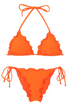Laden Sie das Bild in den Galerie-Viewer, Product Front: Rio De Sol Ensemble Set Dots-Orange Frufru
