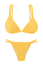 Laden Sie das Bild in den Galerie-Viewer, Product Front: Rio De Sol Ensemble Set Malibu-Yellow Tri-Duo Rio-Duo