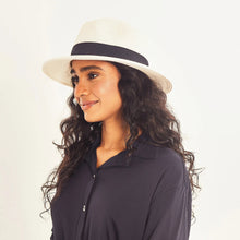 Carica l'immagine nel visualizzatore di Gallery, Image 04: Uv Line Chapeau Panama Hat Shanghai Imp Uni White Black Upf50+