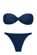 Carica l'immagine nel visualizzatore di Gallery, Product Front: Rio De Sol Ensemble Set Navy Twist Leblon
