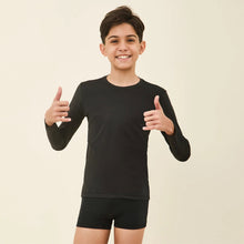 Charger l'image dans la galerie, Image 04: Uv Line T-Shirt Longsleeve Uvpro Kids Black Upf50+