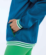 Charger l'image dans la galerie, Image 04: Alto Giro Fitness Haut Jaqueta Aerofit Bomber Com Punhos Verde Deep Lagon
