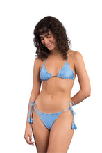 Carica l'immagine nel visualizzatore di Gallery, Model Front: Rio De Sol Bas Bottom Shimmer-Baltic-Sea Frufru-Fio