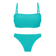 Carica l'immagine nel visualizzatore di Gallery, Product Front: Rio De Sol Ensemble Set Malibu-Atol Bandeau-Reto Essential