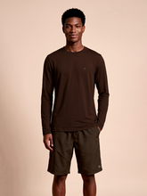 Carica l'immagine nel visualizzatore di Gallery, Gallery: Uv Line T-Shirt Longsleeve New Fit Textura Masc Brown Upf50+