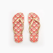 Laden Sie das Bild in den Galerie-Viewer, Product Front: Rio De Sol Tongs Floral-Scales Slim