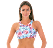 Carica l'immagine nel visualizzatore di Gallery, Model Front: Rio De Sol Haut Soutien Tiejean Sporty
