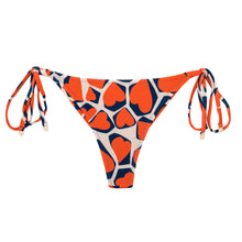 Carica l'immagine nel visualizzatore di Gallery, Product Front: Rio De Sol Bas Bottom Amore-Red Cheeky-Tie