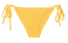 Laden Sie das Bild in den Galerie-Viewer, Product Front: Rio De Sol Bas Bottom Malibu-Yellow Cheeky-Tie