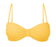 Carica l'immagine nel visualizzatore di Gallery, Product Front: Rio De Sol Haut Top Malibu-Yellow Bandeau-Duo