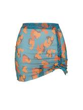 Laden Sie das Bild in den Galerie-Viewer, Product Front: Rio De Sol Jupe De Page Luma Mini Skirt Ruched