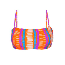 Carica l'immagine nel visualizzatore di Gallery, Product Front: Rio De Sol Haut Top Stripes Bandeau-Reto