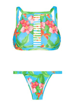 Carica l'immagine nel visualizzatore di Gallery, Product Front: Rio De Sol Ensemble Aloha Cropped Tiras