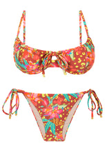 Laden Sie das Bild in den Galerie-Viewer, Product Front: Rio De Sol Ensemble Set Tropics Balconet-Tie Lacinho
