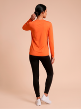 Charger l'image dans la galerie, Model Back: Uv Line T-Shirt Longsleeve Uvpro Fem Pitanga Upf50+
