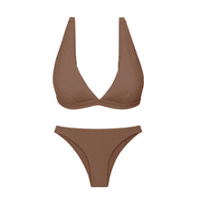 Laden Sie das Bild in den Galerie-Viewer, Product Front: Rio De Sol Ensemble Set Sand-Cappuccino Alba Leblon