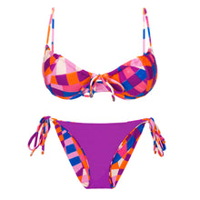 Carica l'immagine nel visualizzatore di Gallery, Product Back: Rio De Sol Ensemble Set Funny Balconet-Tie Ibiza-Comfy