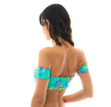 Charger l'image dans la galerie, Image 07: Rio De Sol Haut Top Acqua Flora Off Shoulder