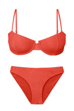 Laden Sie das Bild in den Galerie-Viewer, Product Front: Rio De Sol Ensemble Set Malibu-Chili Balconet Essential-Comfy