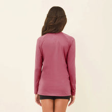 Laden Sie das Bild in den Galerie-Viewer, Model Back: Uv Line T-Shirt Longsleeve Uvpro Kids Malva Upf50+