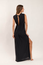 Laden Sie das Bild in den Galerie-Viewer, Image 05: Rio De Sol Vêtement De Plage Black Long Dress Soleil