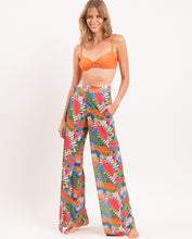 Laden Sie das Bild in den Galerie-Viewer, Gallery: Rio De Sol Pantalon De Plage Jungle Wide Pants