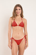 Carica l'immagine nel visualizzatore di Gallery, Model Front: Rio De Sol Ensemble Set Shimmer-Liquor Tri-Inv Cheeky-Tie