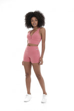 Carica l'immagine nel visualizzatore di Gallery, Model Front: Alto Giro Fitness Ensemble / Look Supplex Termo Coral Energy