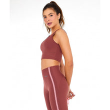 Charger l'image dans la galerie, Image 02: Alto Giro Fitness Haut Top Bodytex Ii Com Laser Marrom Mahogany