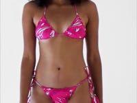 Carica e avvia il video nel visualizzatore di galleria, Video: Rio De Sol Bas Bottom Pink-Palms Frufru