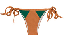 Carica l'immagine nel visualizzatore di Gallery, Product Front: Rio De Sol Bas Calcinha Copper Green