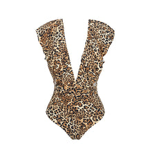Charger l'image dans la galerie, Product Front: Rio De Sol Une Pièce Leopardo Frill