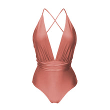 Laden Sie das Bild in den Galerie-Viewer, Product Front: Rio De Sol Une Pièce Shimmer-Copper New Vegas