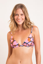 Laden Sie das Bild in den Galerie-Viewer, Gallery: Rio De Sol Haut Top Amore-Pink Tri-Fixo