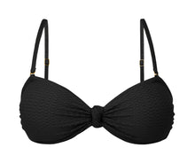 Carica l'immagine nel visualizzatore di Gallery, Product Front: Rio De Sol Haut Top Bora-Black Bandeau-Joy