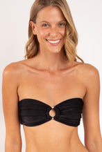 Laden Sie das Bild in den Galerie-Viewer, Gallery: Rio De Sol Haut Top Shimmer-Black Mavi