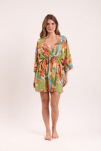 Carica l'immagine nel visualizzatore di Gallery, Model Front: Rio De Sol Robe De Plage Tropical Kaftan Bel