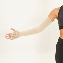 Carica l'immagine nel visualizzatore di Gallery, Image 05: Uv Line Gants Extra Long Gloves Uni Chocolate Upf50+
