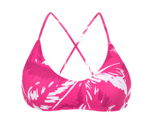 Carica l'immagine nel visualizzatore di Gallery, Product Front: Rio De Sol Haut Top Pink-Palms Bralette
