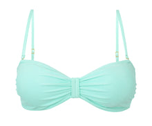 Laden Sie das Bild in den Galerie-Viewer, Product Front: Rio De Sol Haut Top Malibu-Menta Bandeau-Duo
