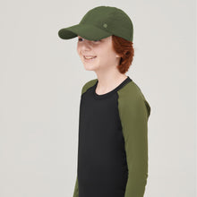 Laden Sie das Bild in den Galerie-Viewer, Image 02: Uv Line Casquette Cap Teens Colors Inf Green Militar Upf50+
