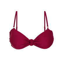 Carica l'immagine nel visualizzatore di Gallery, Product Front: Rio De Sol Haut Top Touch-Carmim Bandeau-Joy
