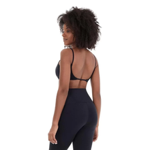 Carica l&#39;immagine nel visualizzatore di Gallery, Costas Decotada Preto Bodytex Top
