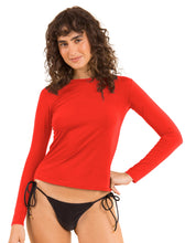 Charger l'image dans la galerie, Gallery: Rio De Sol Haut Rouge Rash-Guard
