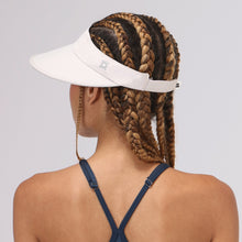 Laden Sie das Bild in den Galerie-Viewer, Model Back: Uv Line Visière Visor Leblon Areia Upf50+
