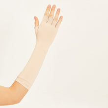 Carica l'immagine nel visualizzatore di Gallery, Image 02: Uv Line Gants Long Gloves Uni Beige Upf50+
